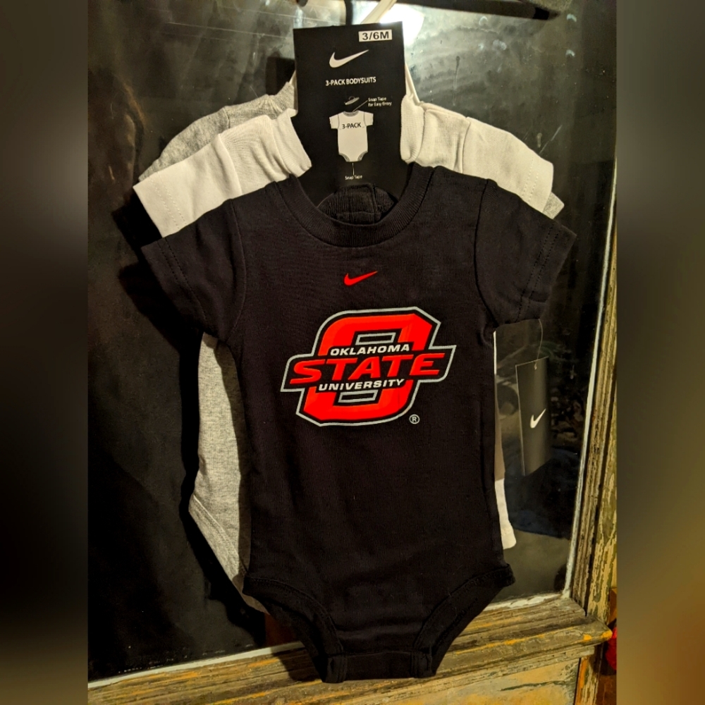 Oklahoma State 3 Piece Set 3-6 Months